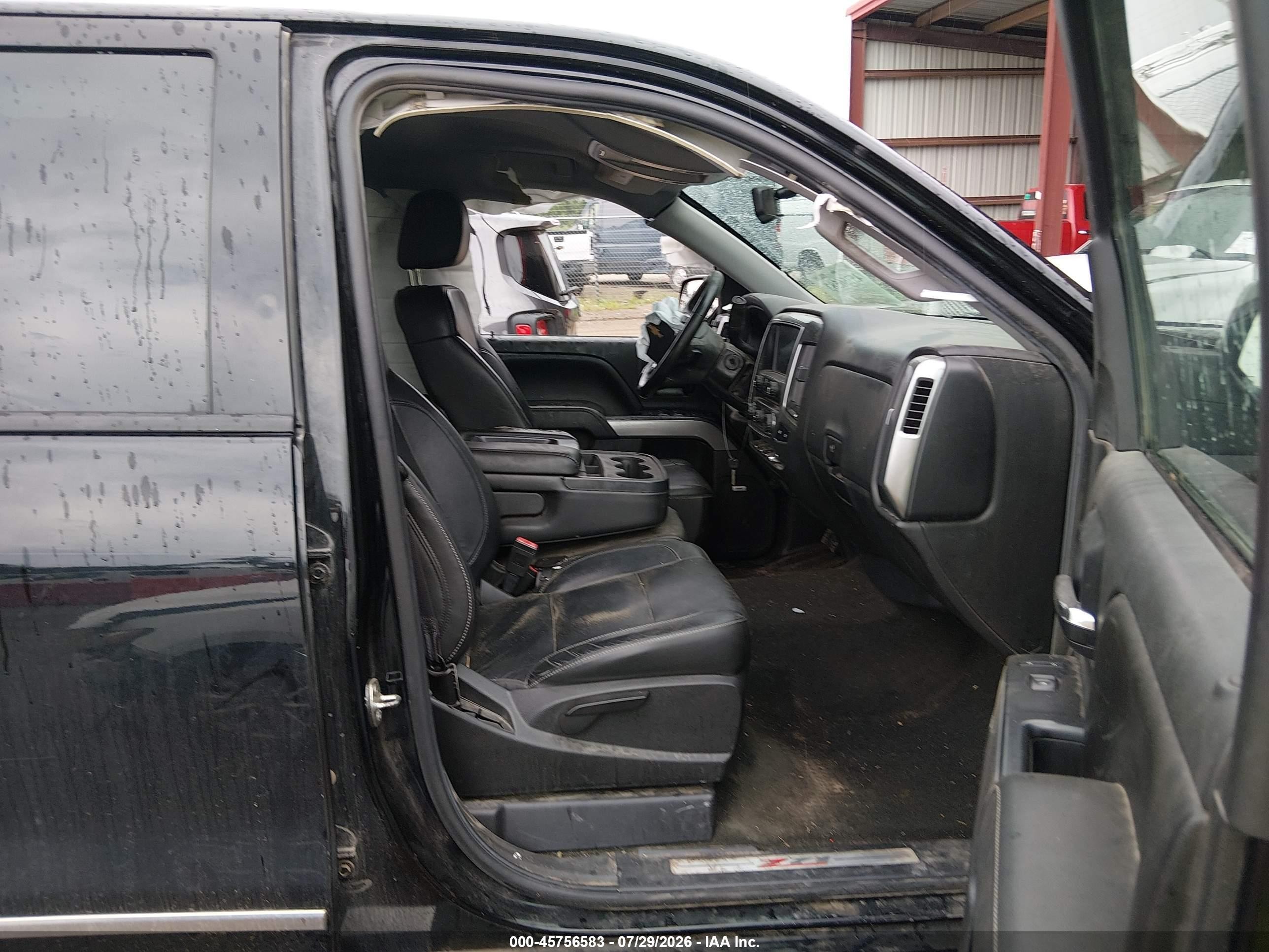 2015 Chevrolet Silverado 1500 Lt Black vin: 3GCUKREC4FG468658