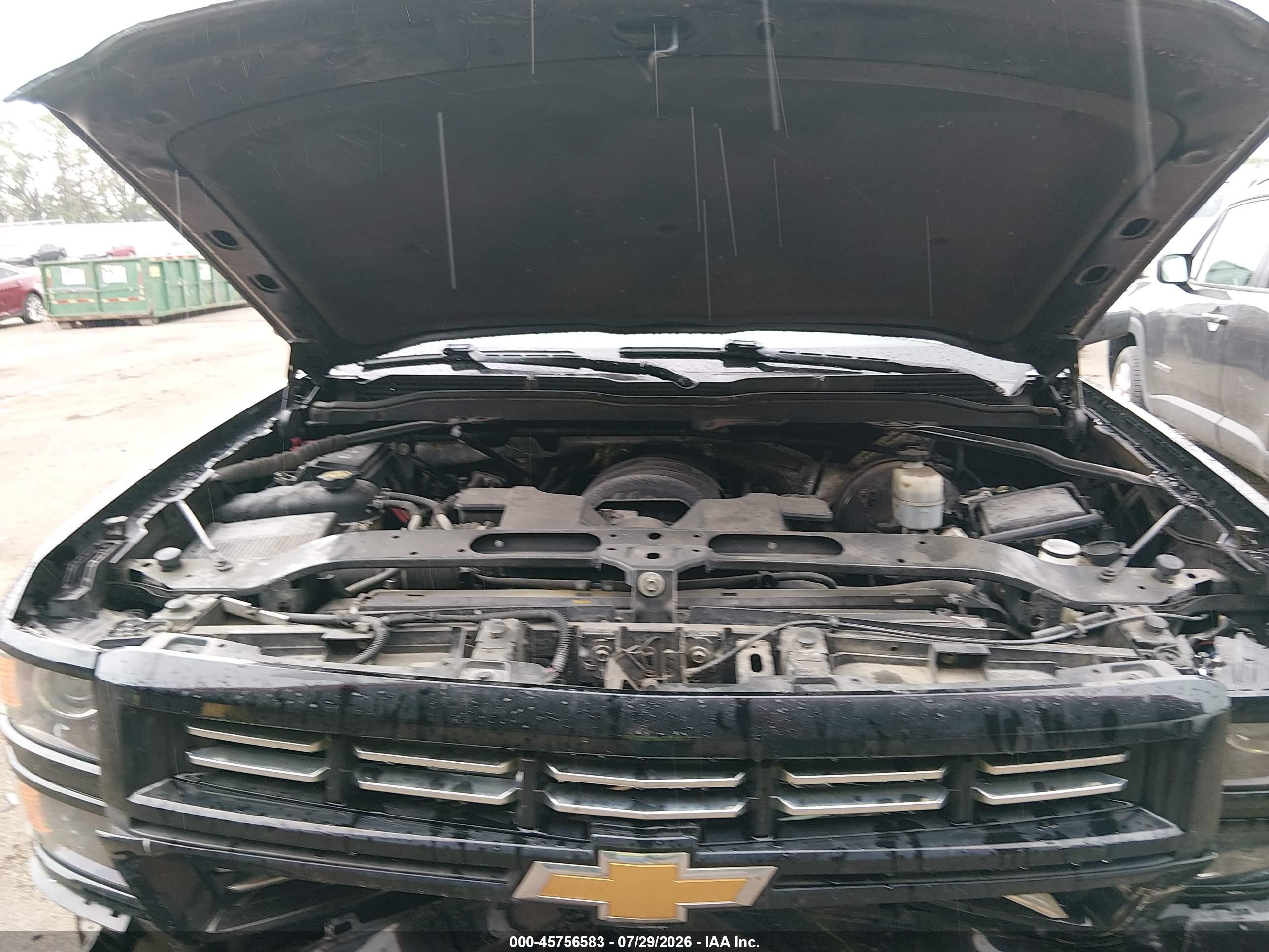 2015 Chevrolet Silverado 1500 Lt Black vin: 3GCUKREC4FG468658