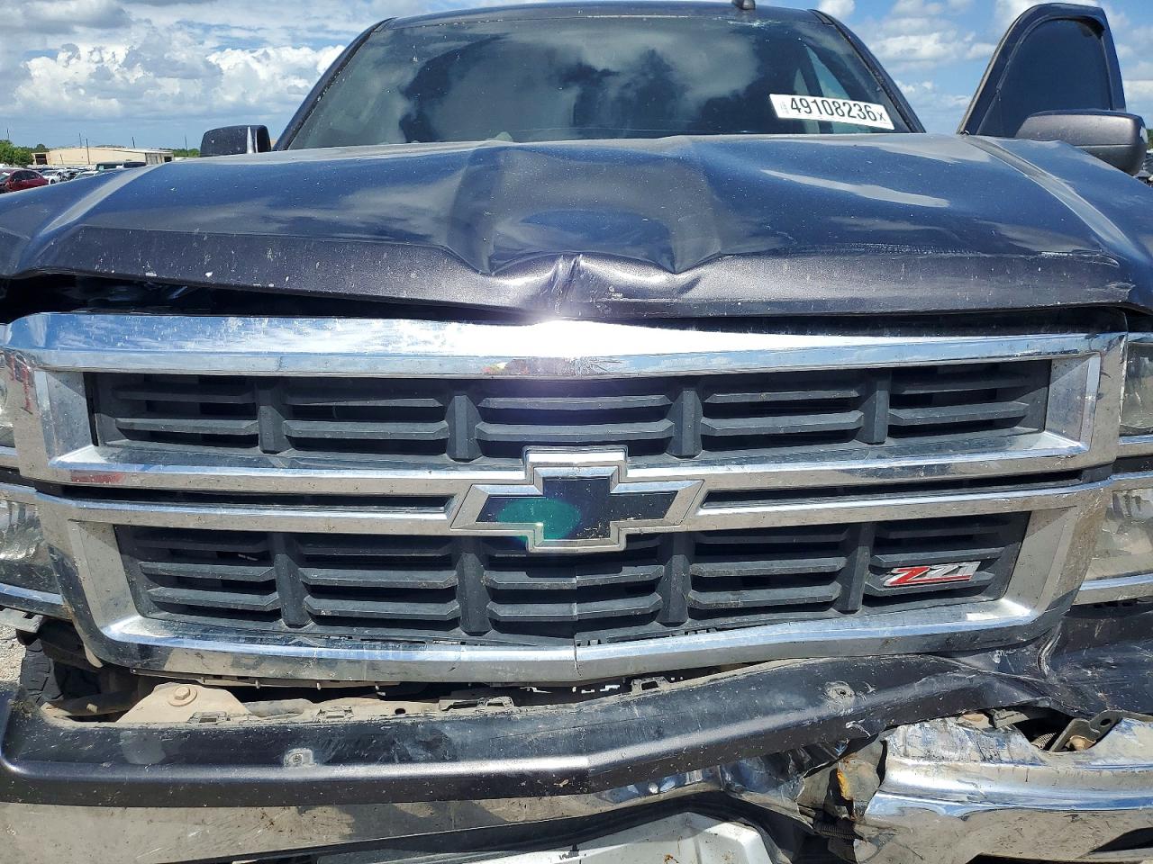 2015 Chevrolet Silverado K1500 Lt Black vin: 3GCUKREC4FG476162
