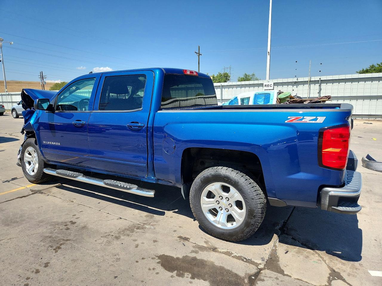 2015 Chevrolet Silverado K1500 Lt Blue vin: 3GCUKREC4FG495486