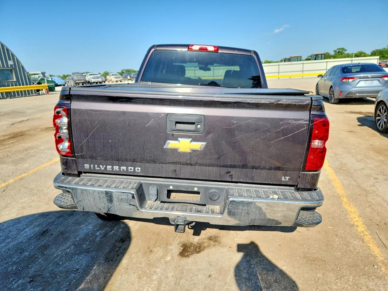 2015 Chevrolet Silverado K1500 Lt Серый vin: 3GCUKREC4FG495603