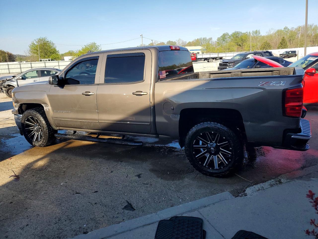 2015 Chevrolet Silverado K1500 Lt Brown vin: 3GCUKREC4FG497352