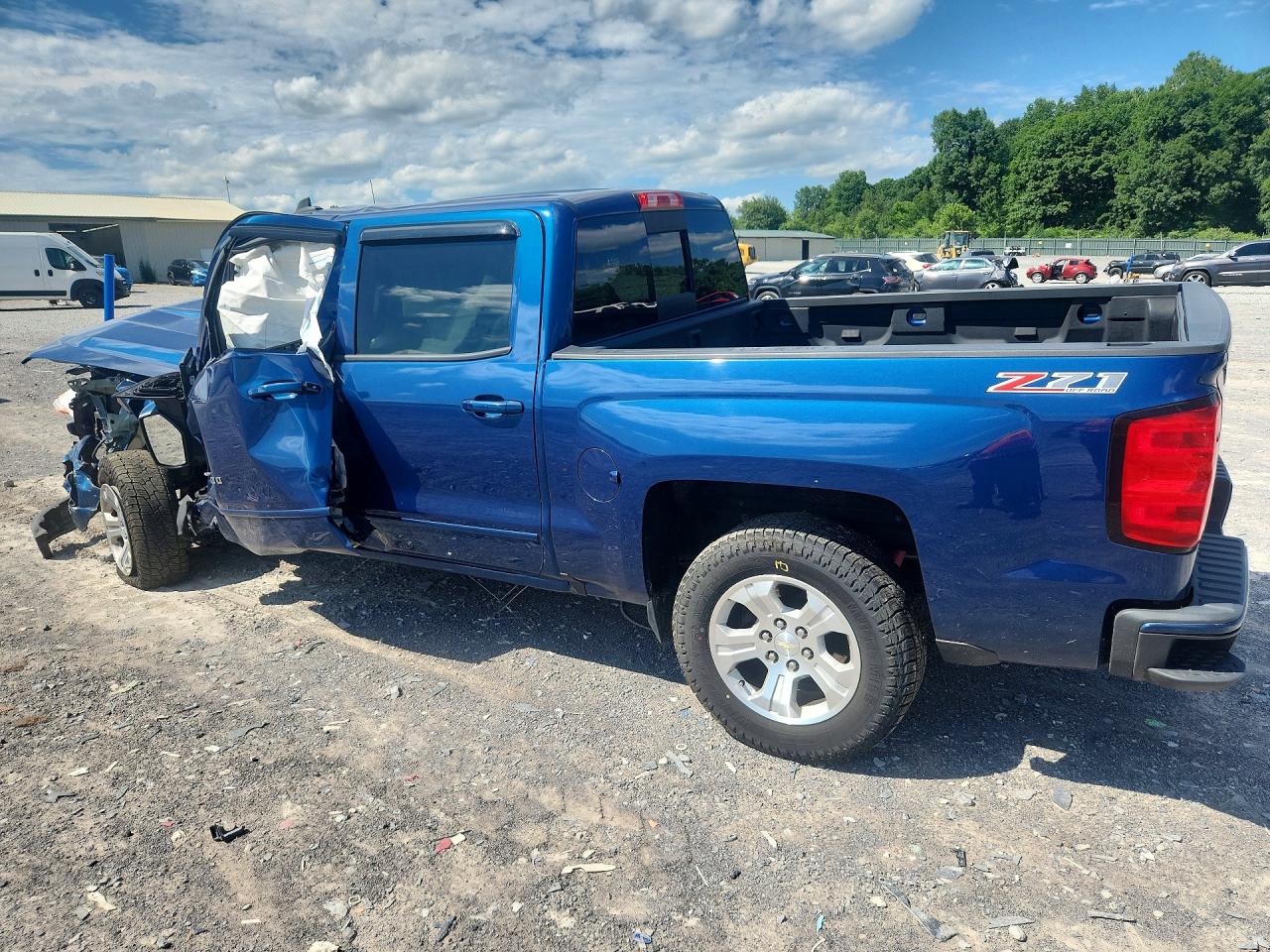 2016 Chevrolet Silverado K1500 Lt Blue vin: 3GCUKREC4GG137922