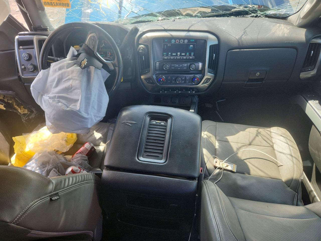 2016 Chevrolet Silverado K1500 Lt Blue vin: 3GCUKREC4GG137922