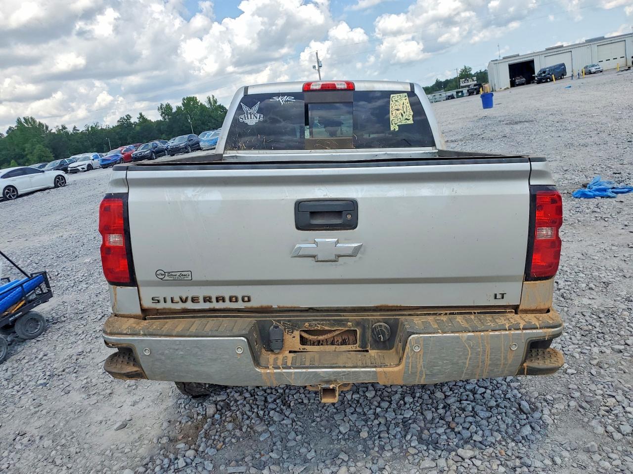 2018 Chevrolet Silverado K1500 Lt Silver vin: 3GCUKREC4JG490880