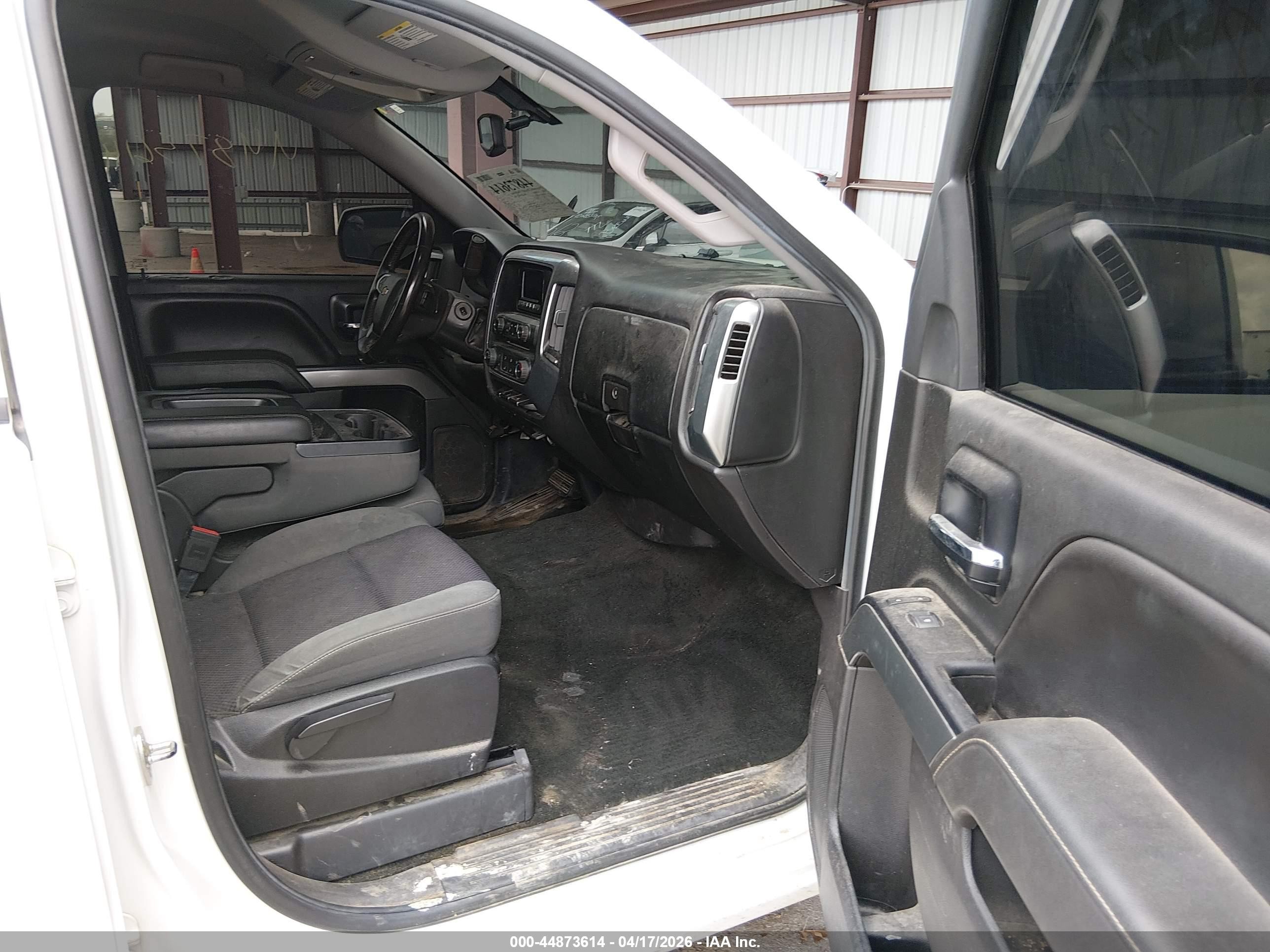 2014 Chevrolet Silverado 1500 1lt White vin: 3GCUKREC5EG150952