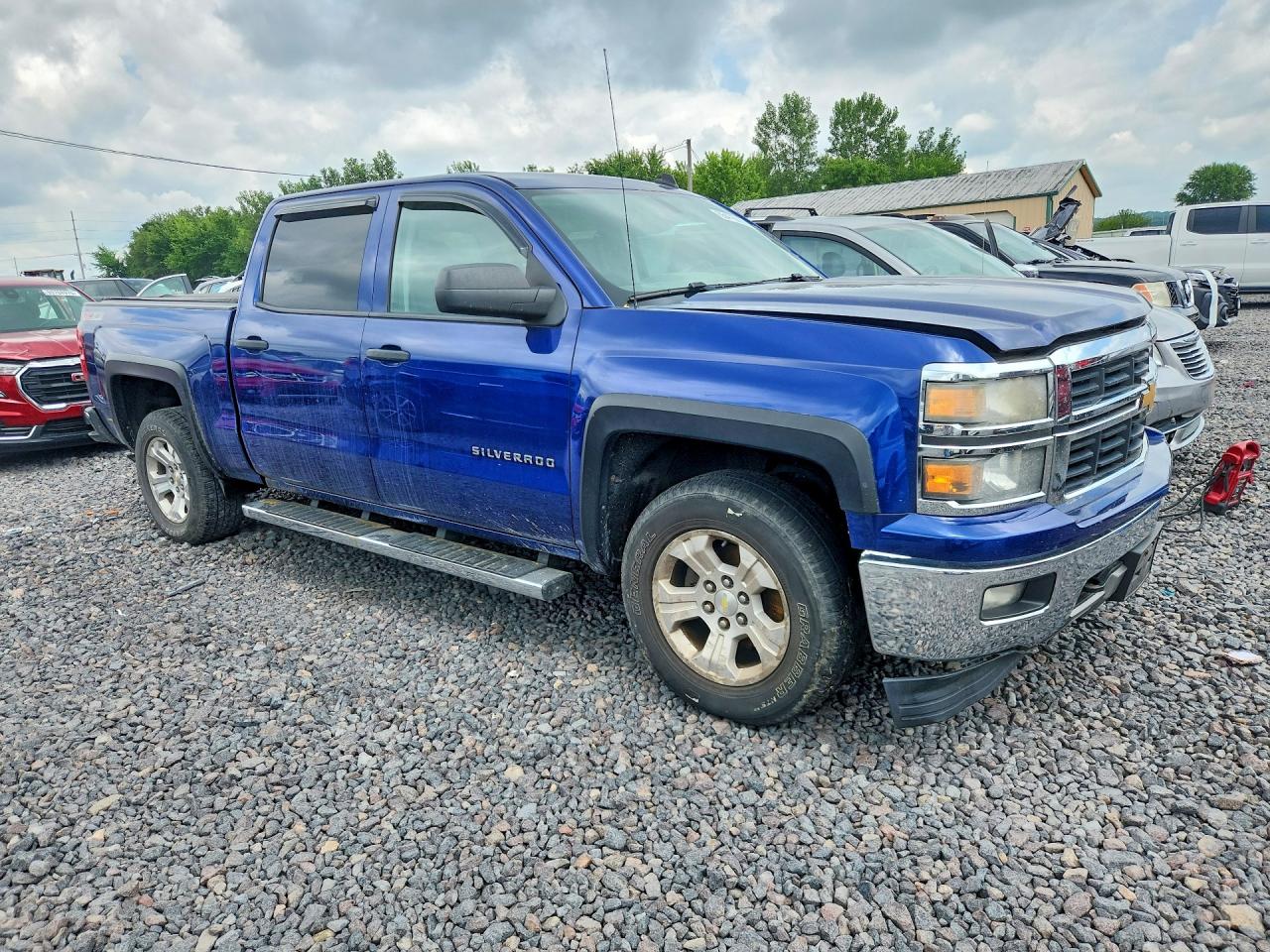 2014 Chevrolet Silverado K1500 Lt Blue vin: 3GCUKREC5EG166570