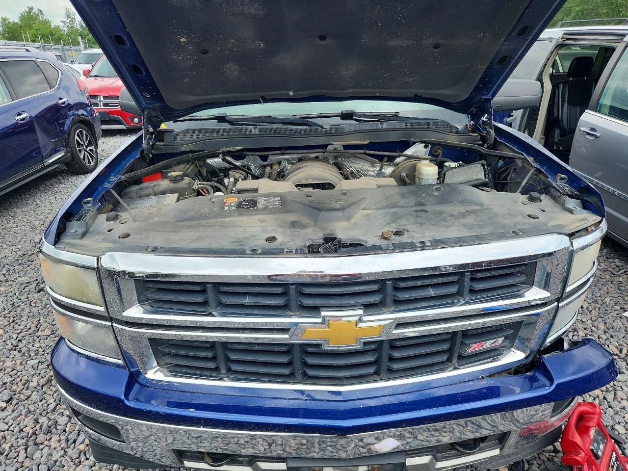 2014 Chevrolet Silverado K1500 Lt Blue vin: 3GCUKREC5EG166570