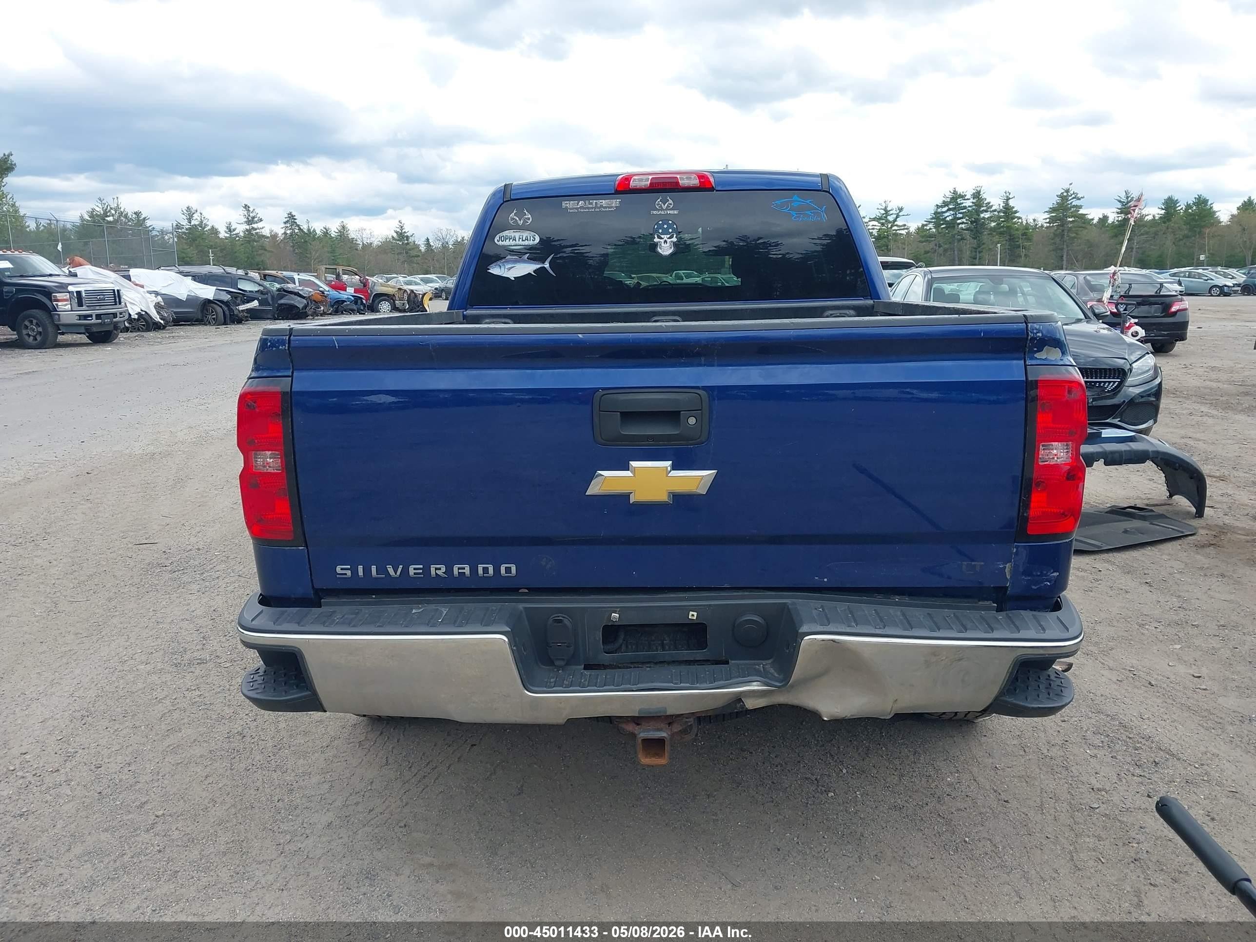 2014 Chevrolet Silverado 1500 1lt Синий vin: 3GCUKREC5EG336779