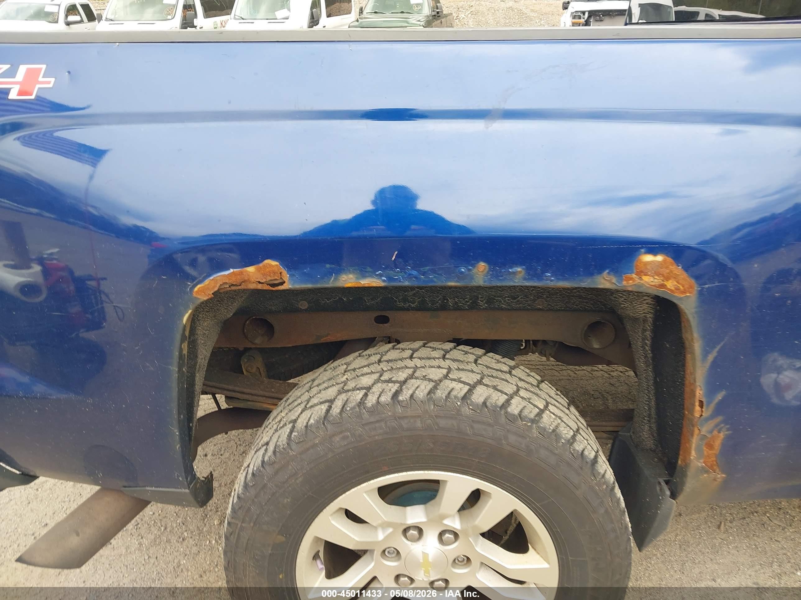 2014 Chevrolet Silverado 1500 1lt Синий vin: 3GCUKREC5EG336779
