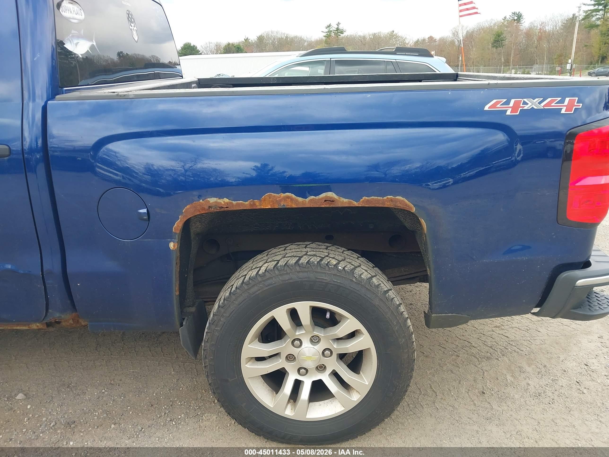 2014 Chevrolet Silverado 1500 1lt Синий vin: 3GCUKREC5EG336779