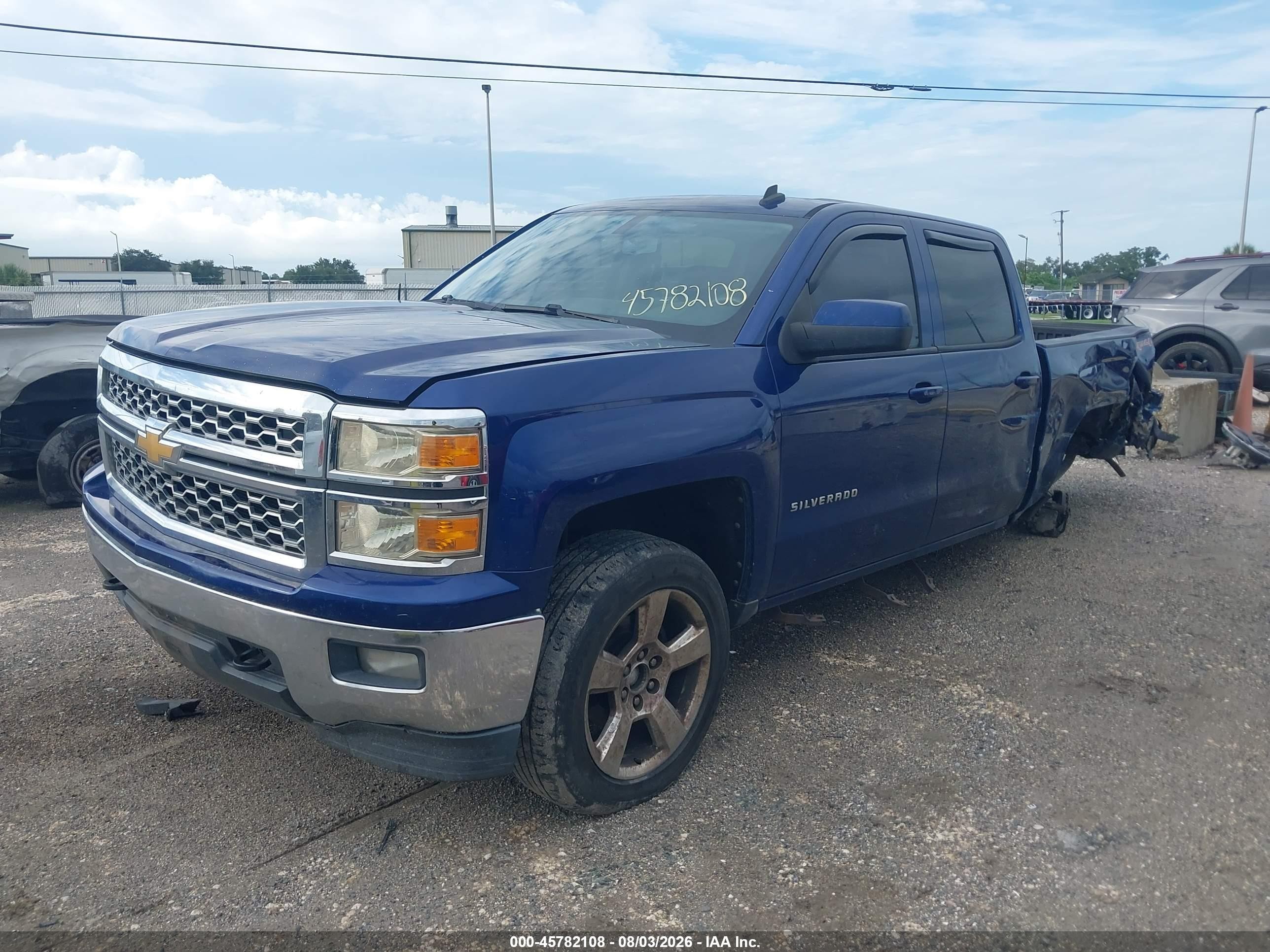 2014 Chevrolet Silverado 1500 Lt Синий vin: 3GCUKREC5EG406510