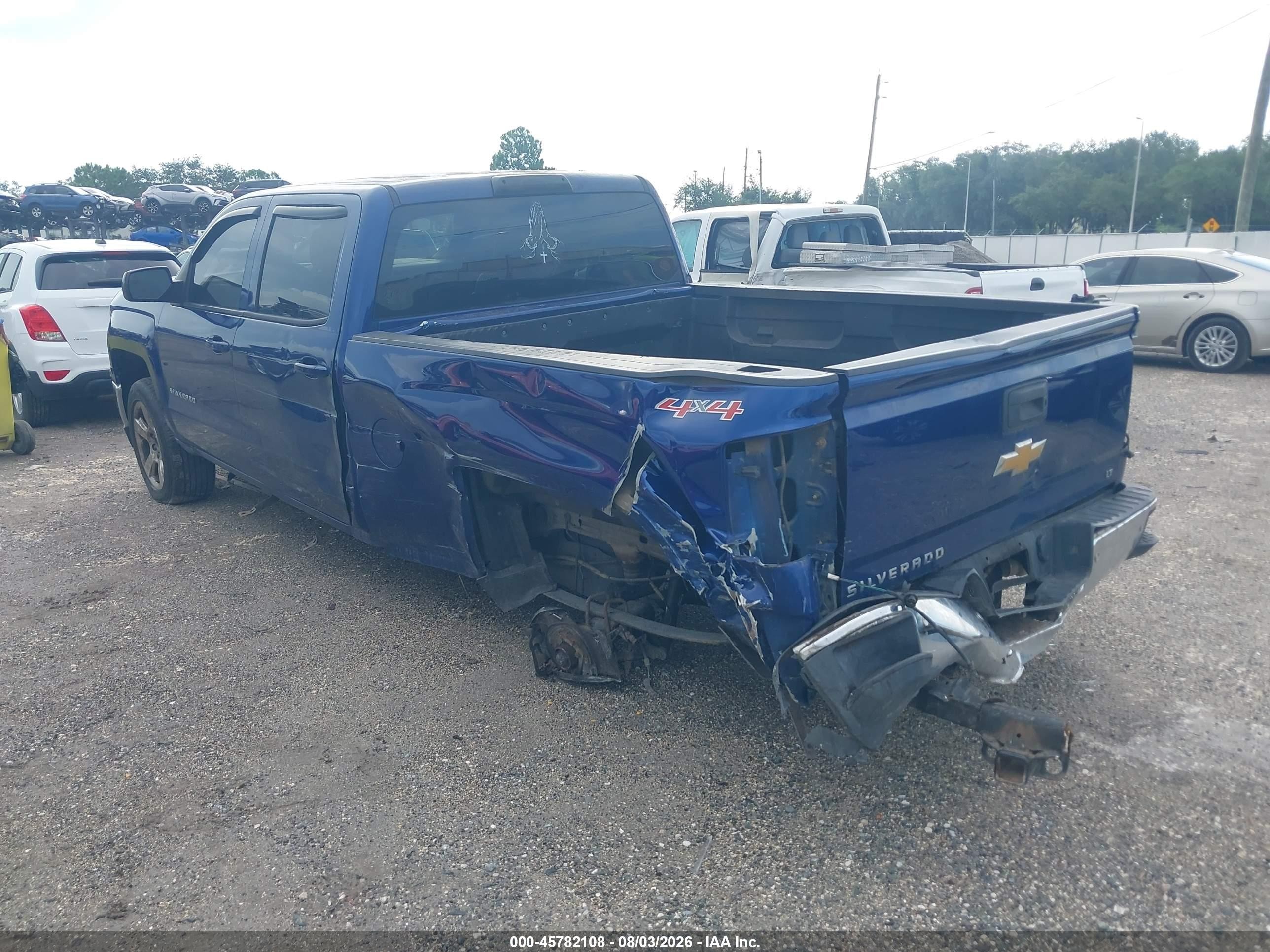 2014 Chevrolet Silverado 1500 Lt Синий vin: 3GCUKREC5EG406510