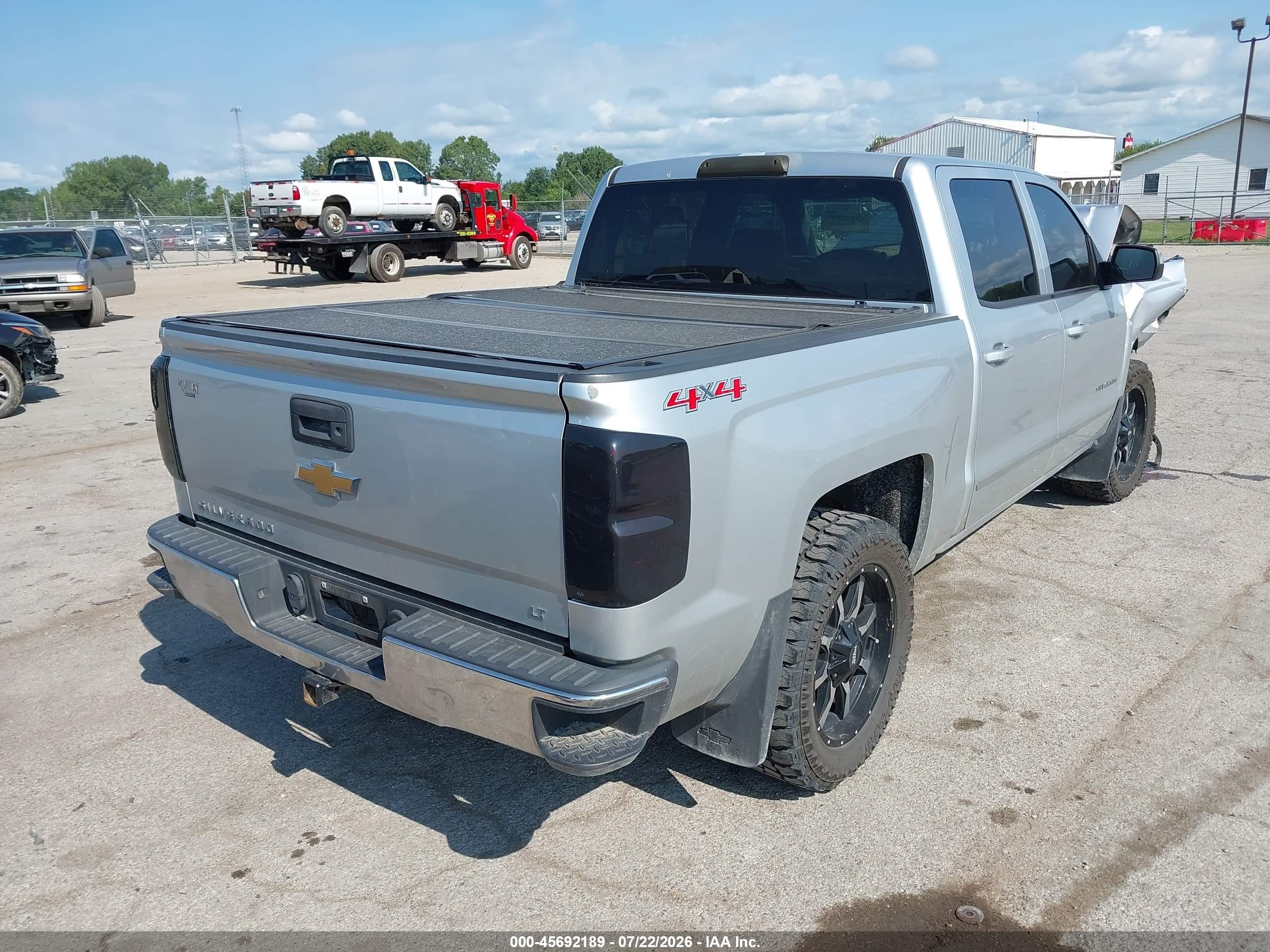 2014 Chevrolet Silverado 1500 Lt Серебряный vin: 3GCUKREC5EG432542