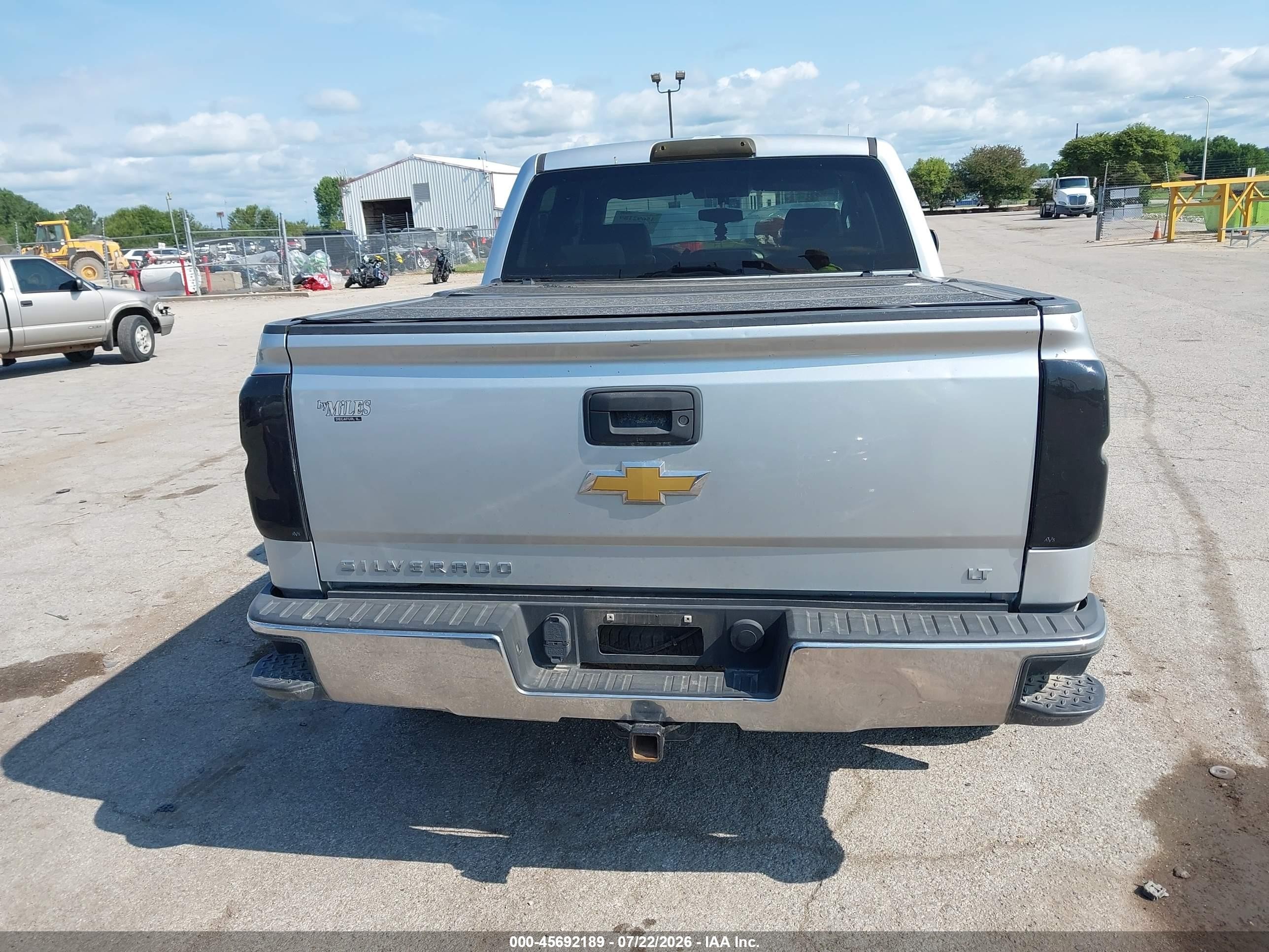 2014 Chevrolet Silverado 1500 Lt Серебряный vin: 3GCUKREC5EG432542