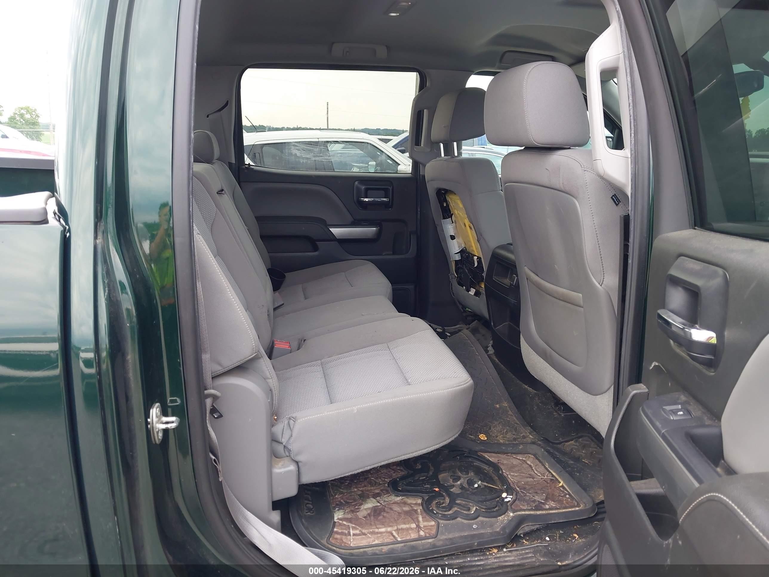 2014 Chevrolet Silverado 1500 Lt Green vin: 3GCUKREC5EG468750