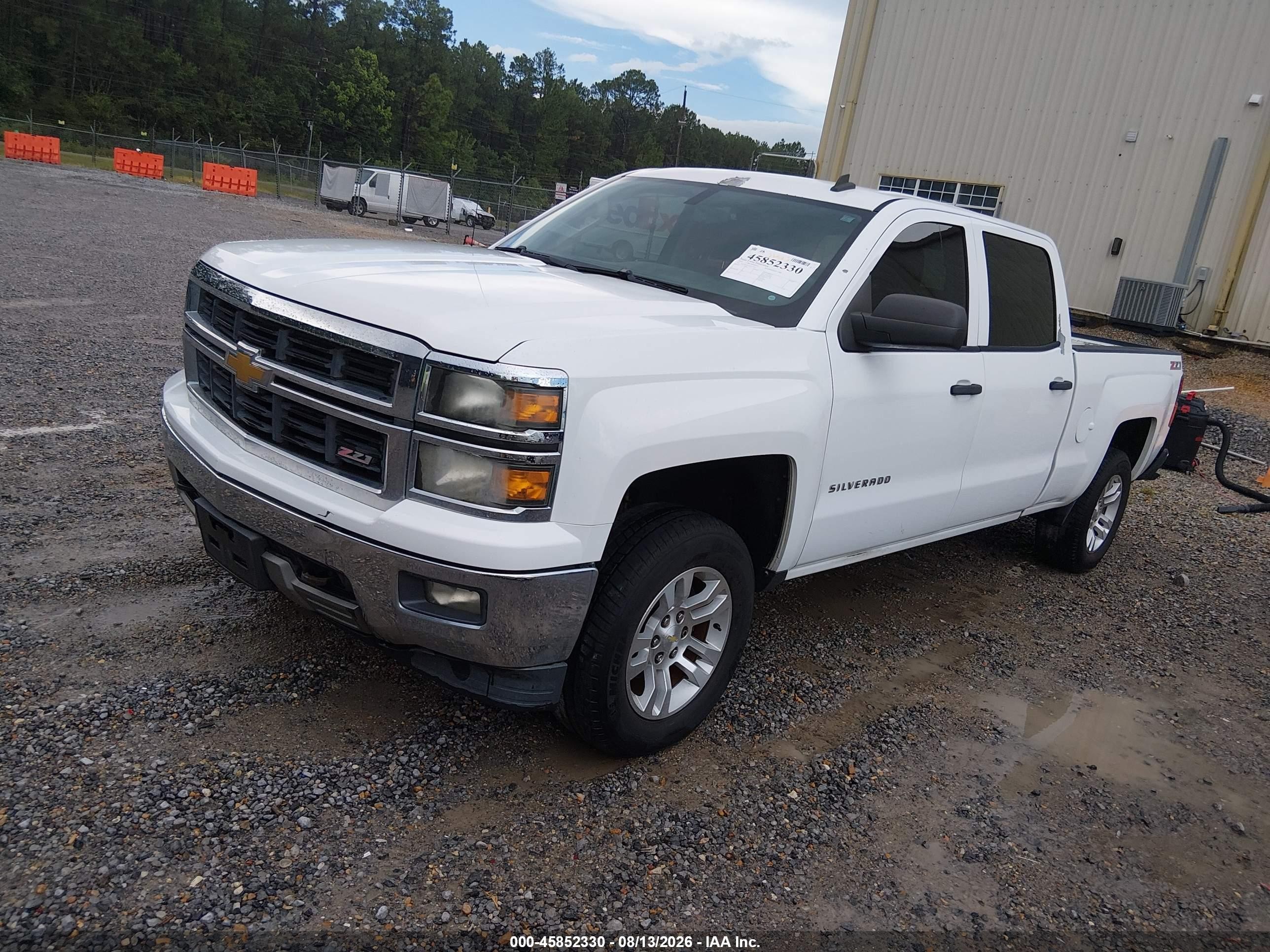 2014 Chevrolet Silverado 1500 Lt White vin: 3GCUKREC5EG512133