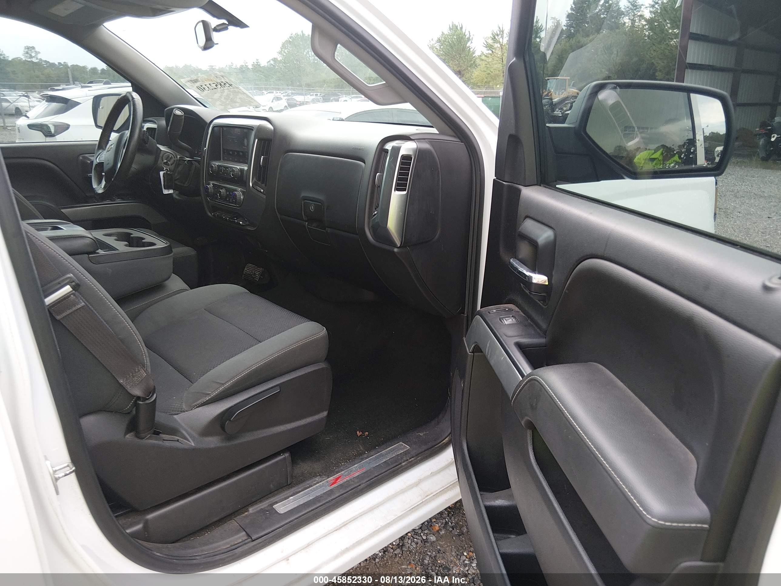 2014 Chevrolet Silverado 1500 Lt White vin: 3GCUKREC5EG512133