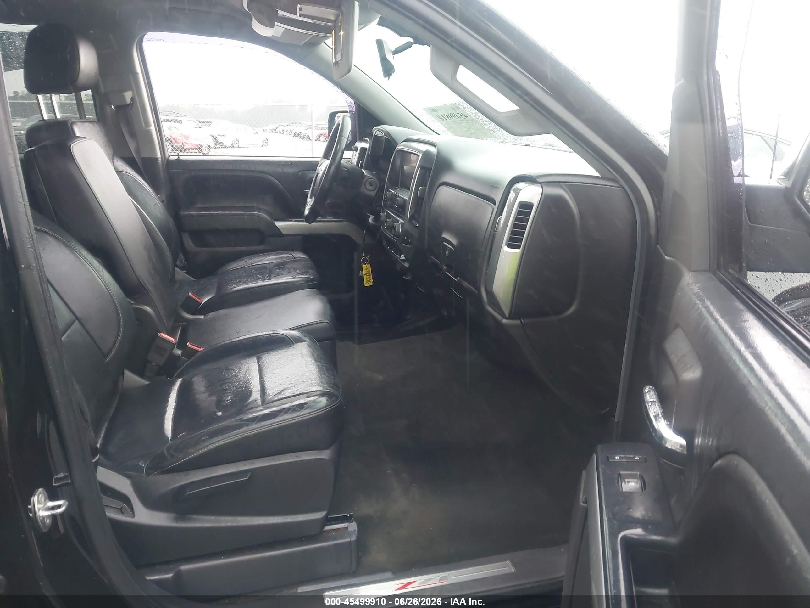 2014 Chevrolet Silverado 1500 Lt Black vin: 3GCUKREC5EG515324