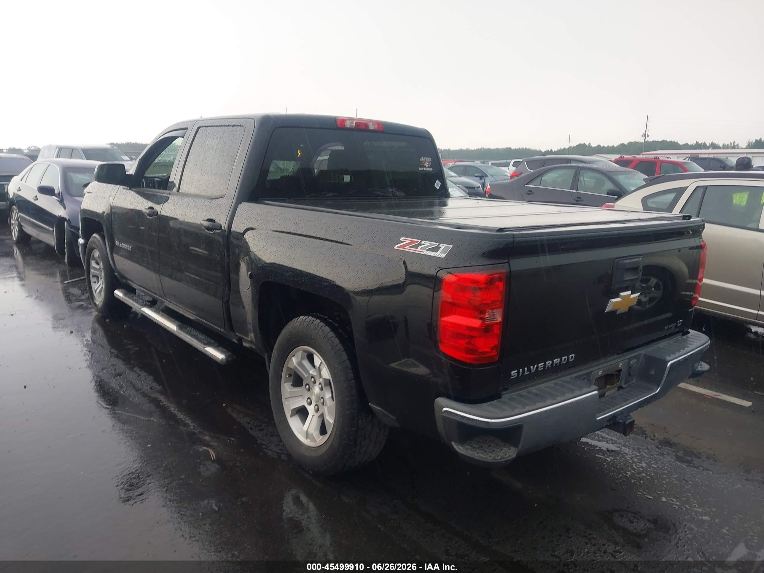 2014 Chevrolet Silverado 1500 Lt Black vin: 3GCUKREC5EG515324