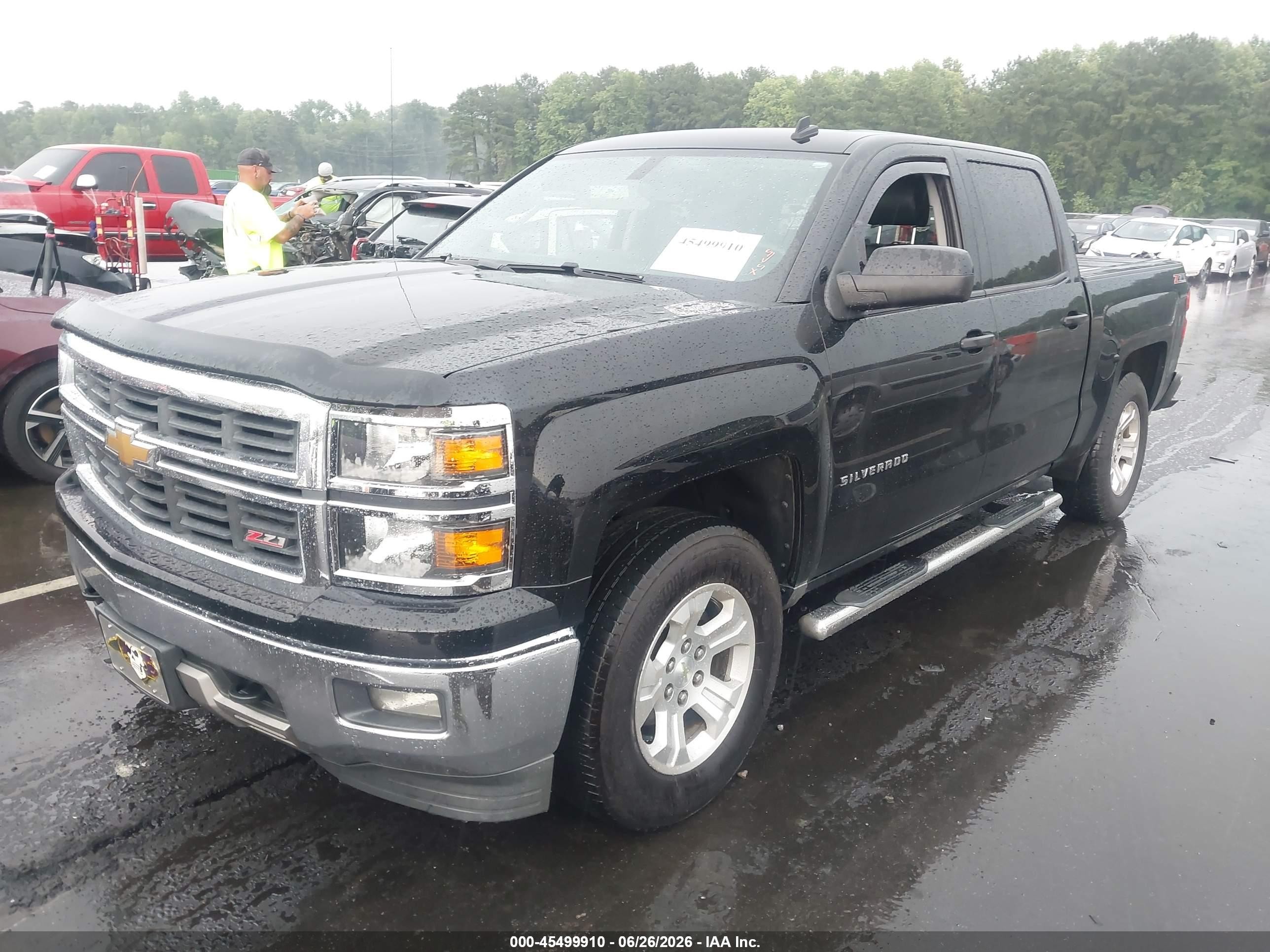 2014 Chevrolet Silverado 1500 Lt Black vin: 3GCUKREC5EG515324
