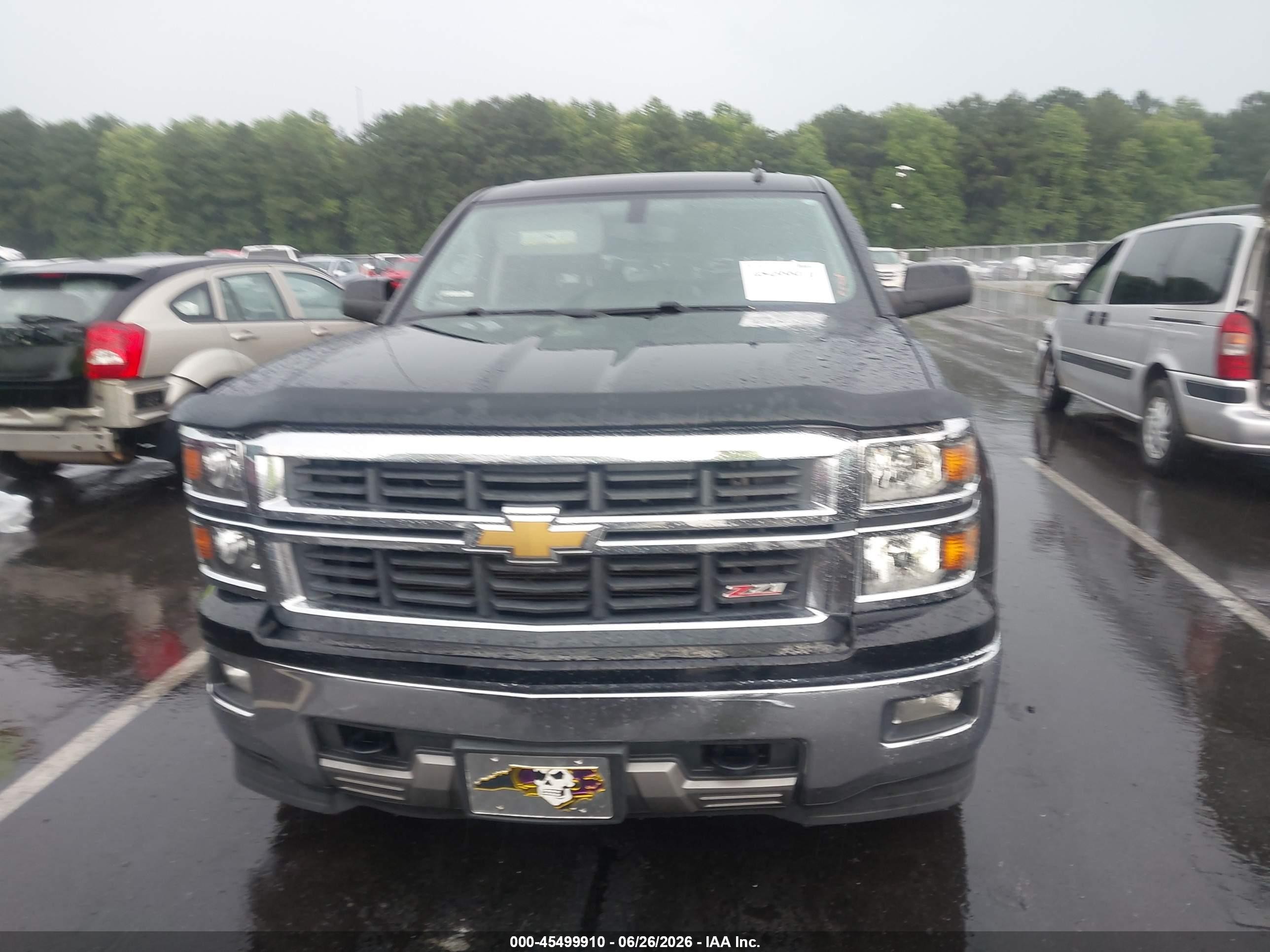 2014 Chevrolet Silverado 1500 Lt Black vin: 3GCUKREC5EG515324