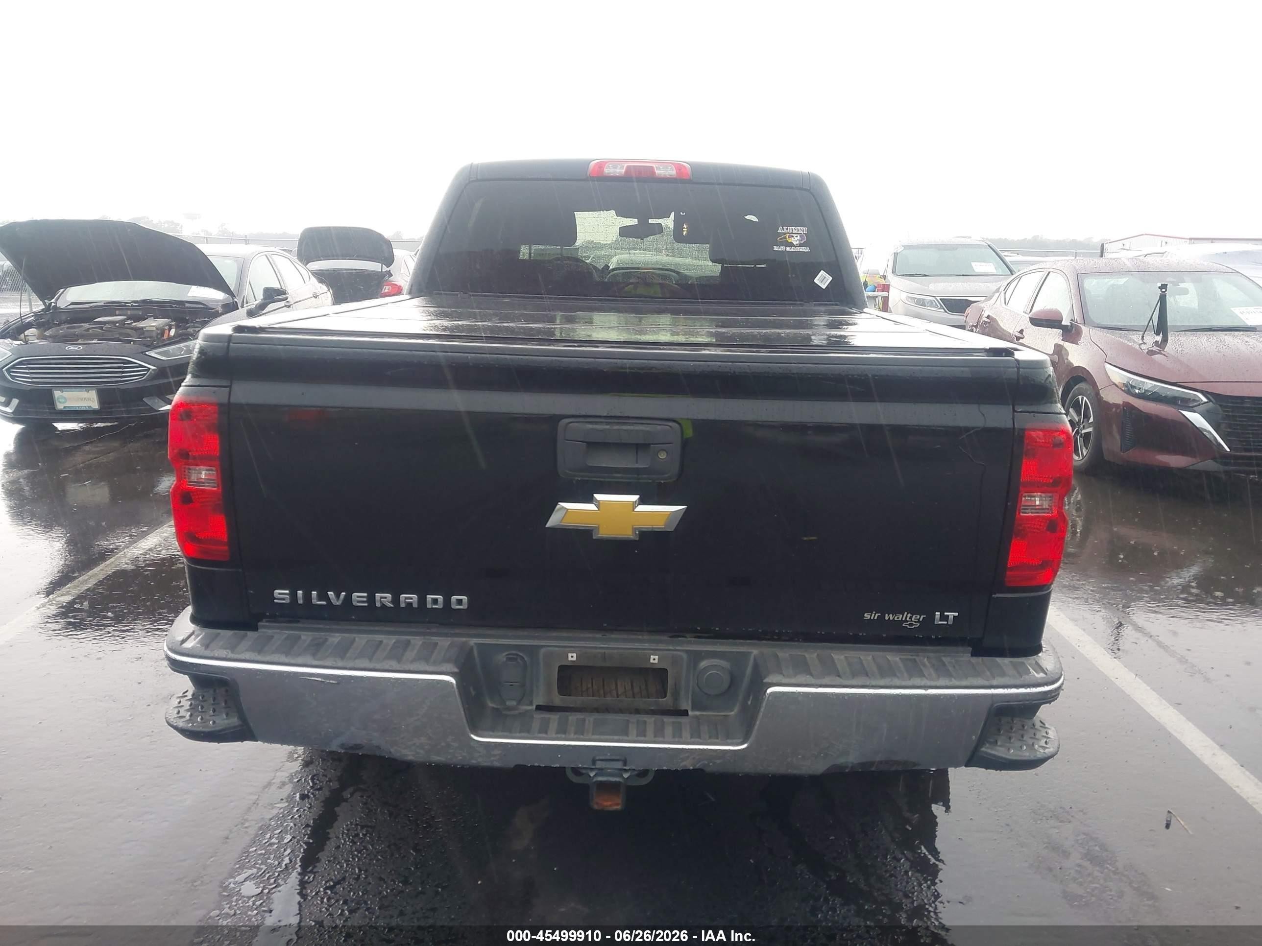 2014 Chevrolet Silverado 1500 Lt Black vin: 3GCUKREC5EG515324