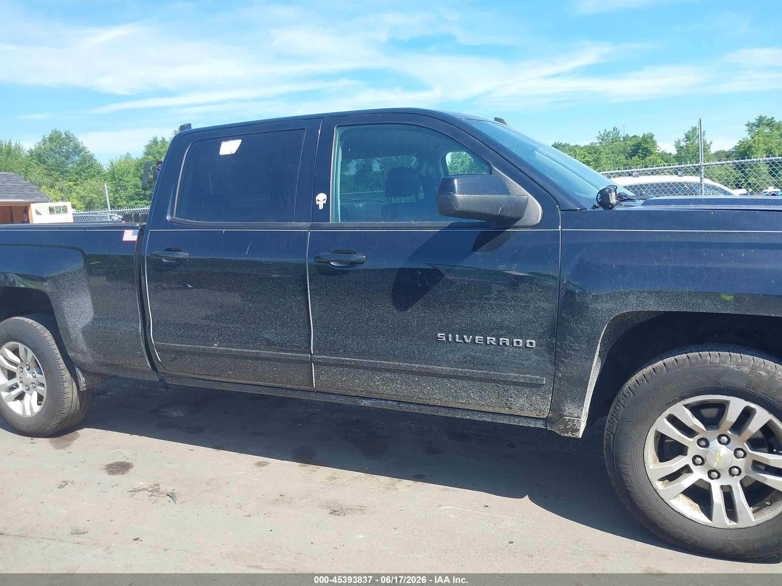 2015 Chevrolet Silverado 1500 Lt Black vin: 3GCUKREC5FG181474