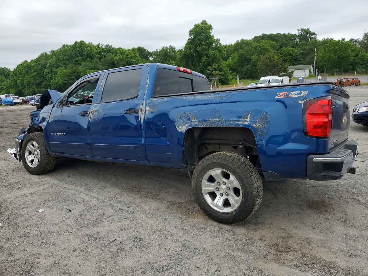 2015 Chevrolet Silverado K1500 Lt Blue vin: 3GCUKREC5FG193074
