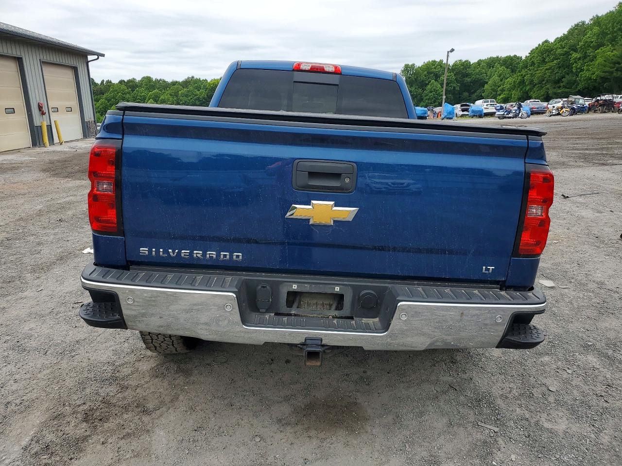 2015 Chevrolet Silverado K1500 Lt Blue vin: 3GCUKREC5FG193074