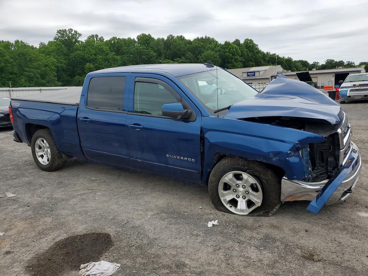 2015 Chevrolet Silverado K1500 Lt Blue vin: 3GCUKREC5FG193074