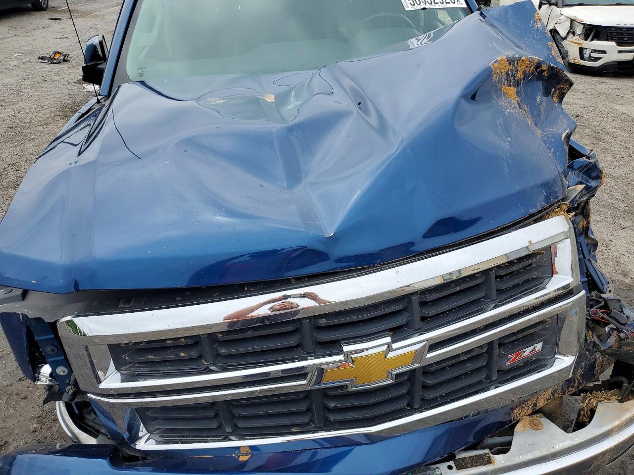 2015 Chevrolet Silverado K1500 Lt Blue vin: 3GCUKREC5FG193074