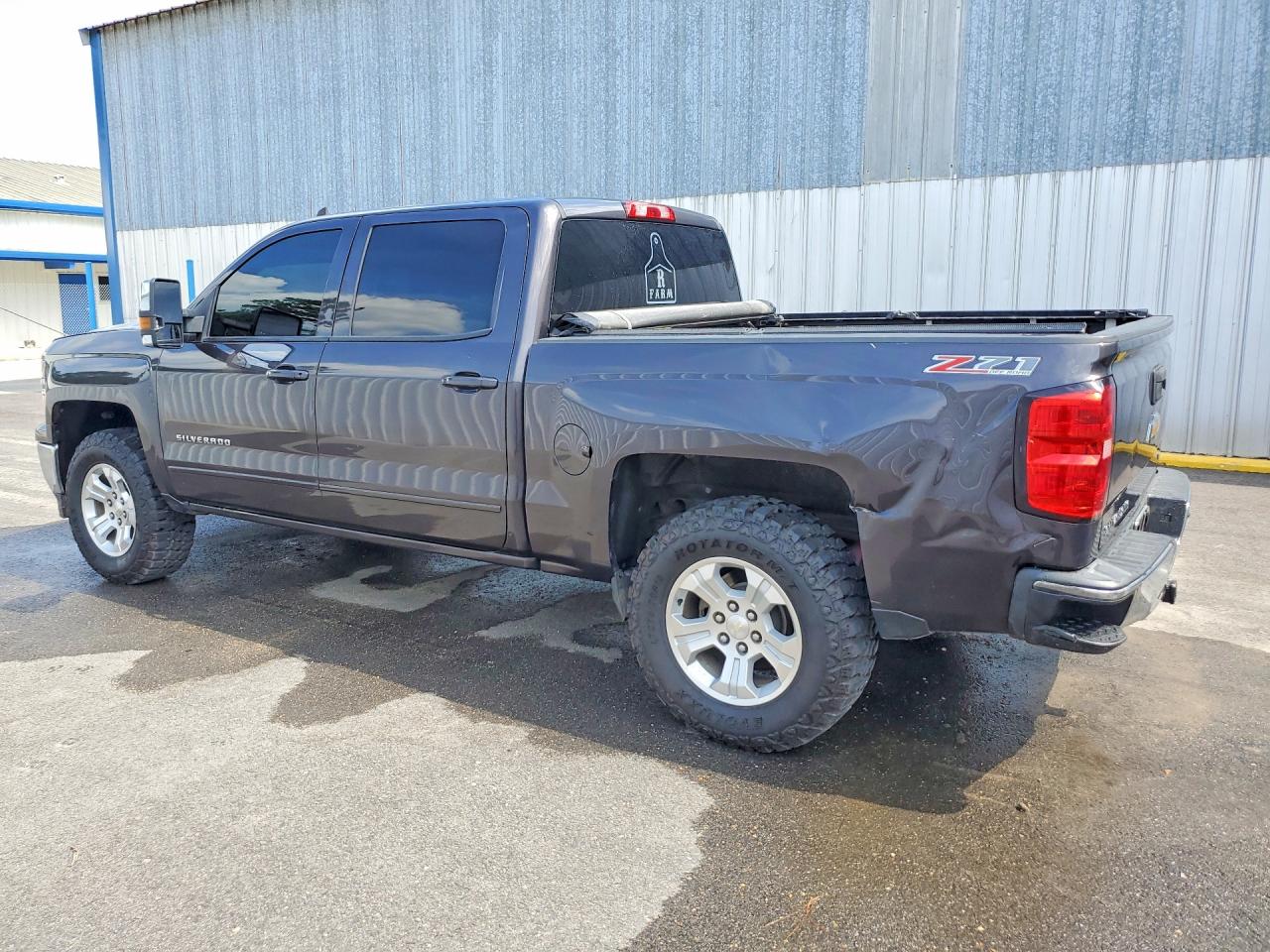 2015 Chevrolet Silverado K1500 Lt Silver vin: 3GCUKREC5FG203182