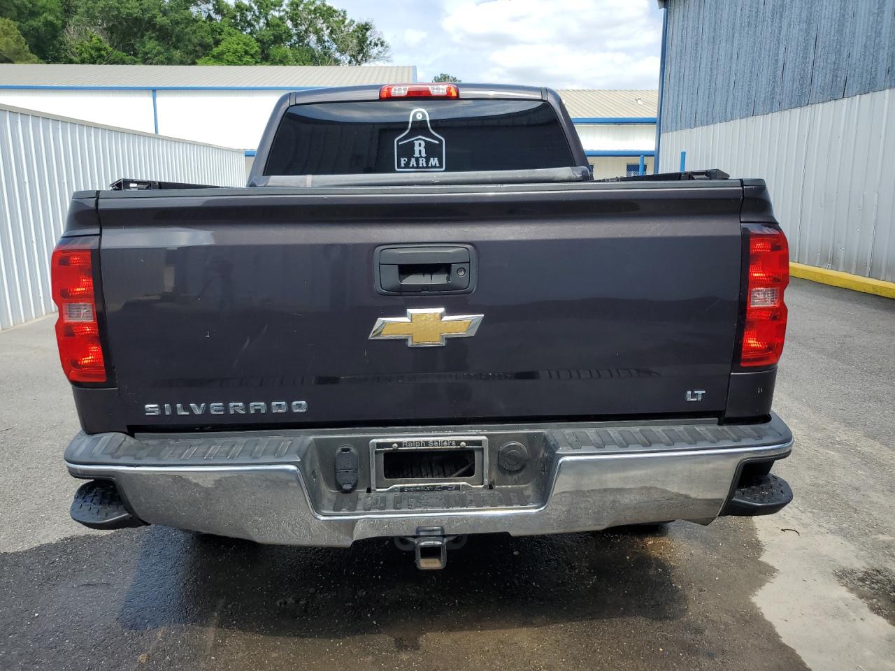 2015 Chevrolet Silverado K1500 Lt Silver vin: 3GCUKREC5FG203182 Damage: Tailgate, Heavy Scratch, 1/2 To 1 Inch