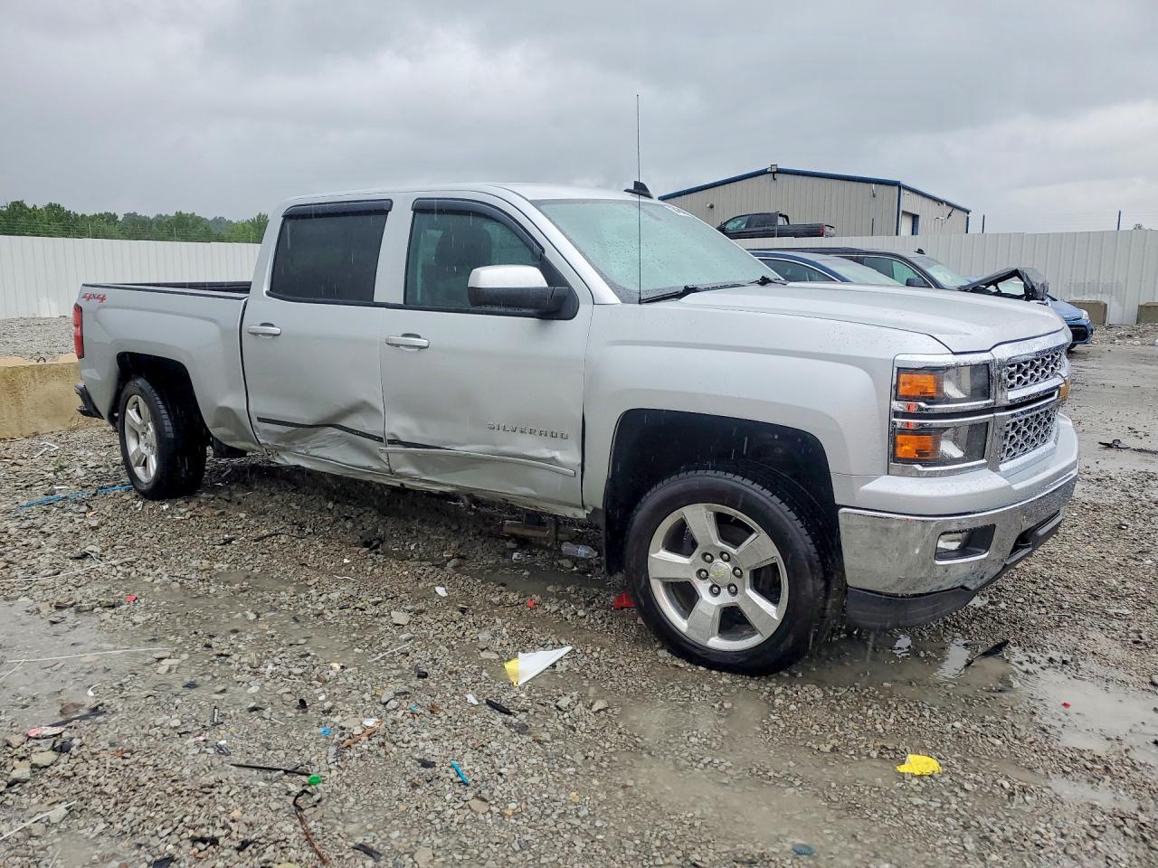 2015 Chevrolet Silverado C1500 Classic Silver vin: 3GCUKREC5FG237655