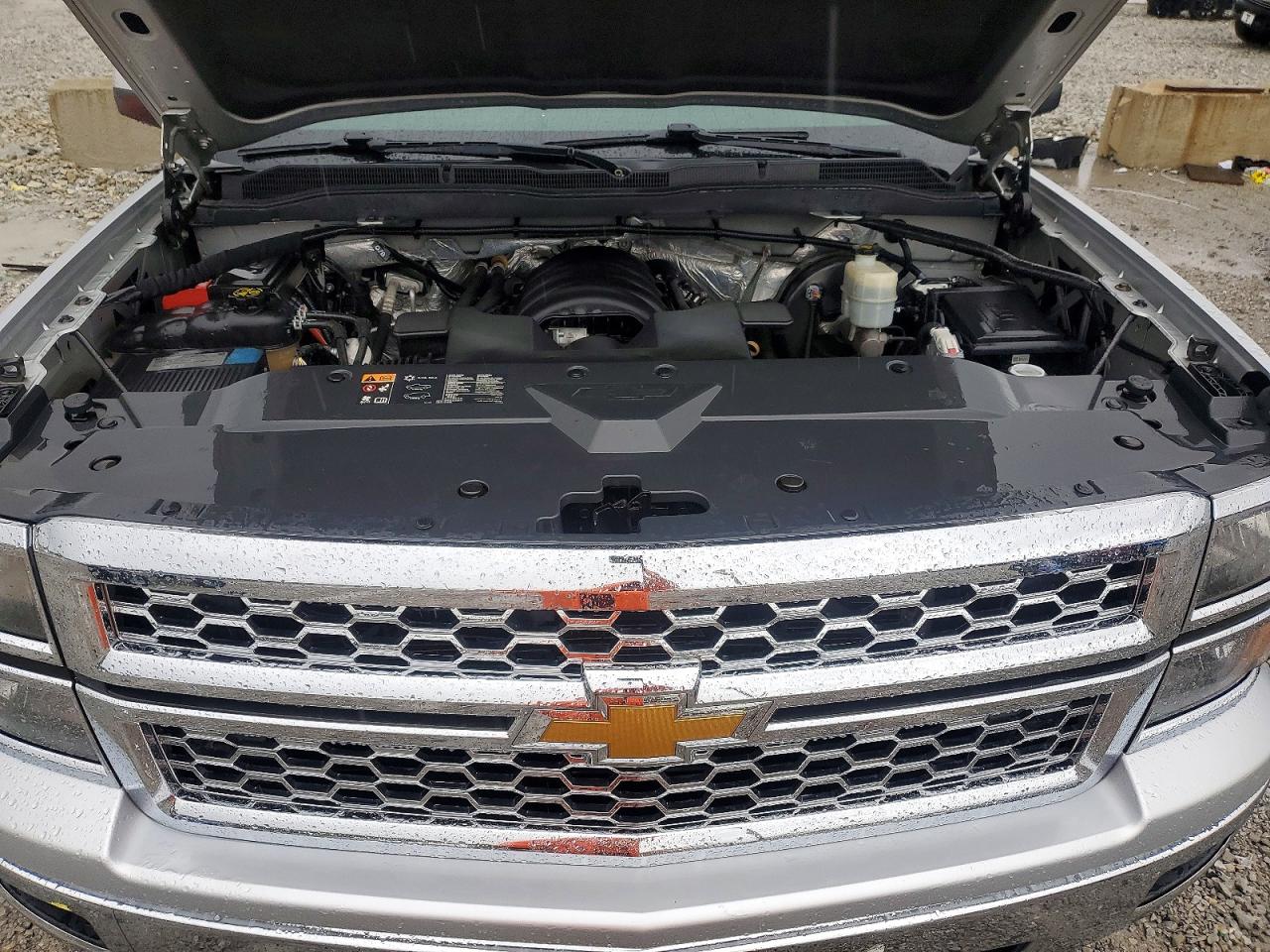 2015 Chevrolet Silverado C1500 Classic Silver vin: 3GCUKREC5FG237655