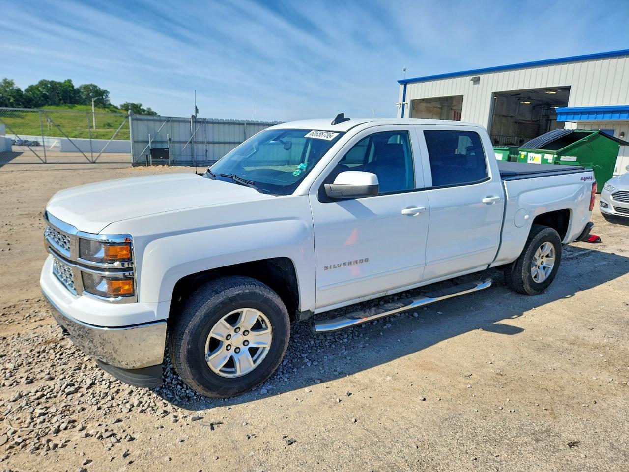 2015 Chevrolet Silverado K1500 Lt White vin: 3GCUKREC5FG237980