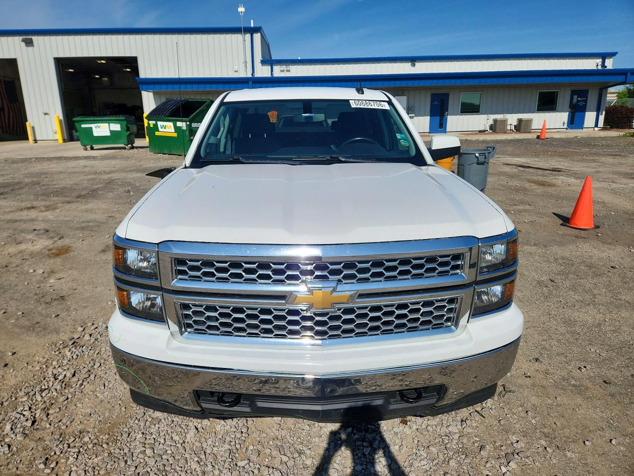 2015 Chevrolet Silverado K1500 Lt White vin: 3GCUKREC5FG237980