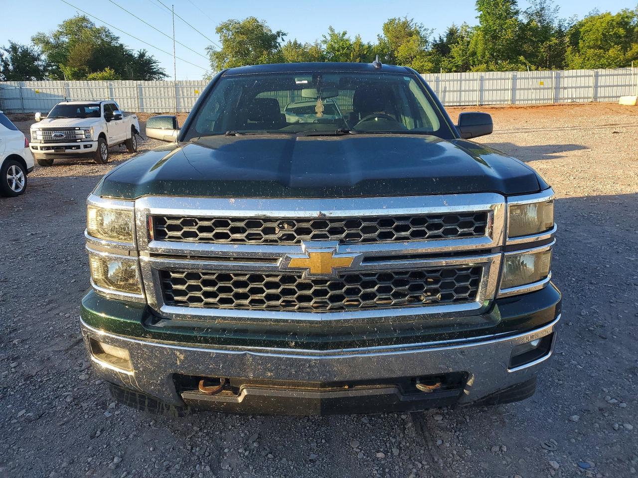 2015 Chevrolet Silverado K1500 Lt Green vin: 3GCUKREC5FG255069