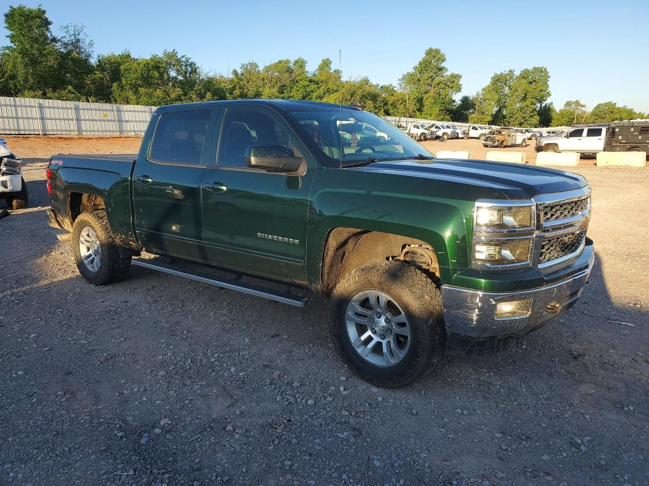 2015 Chevrolet Silverado K1500 Lt Green vin: 3GCUKREC5FG255069