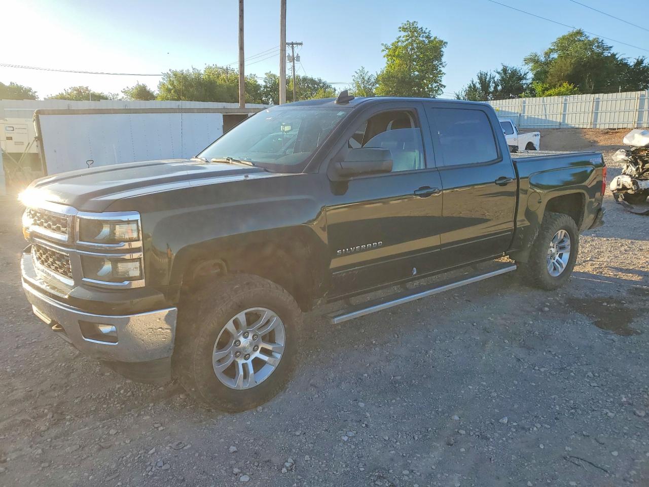 2015 Chevrolet Silverado K1500 Lt Green vin: 3GCUKREC5FG255069