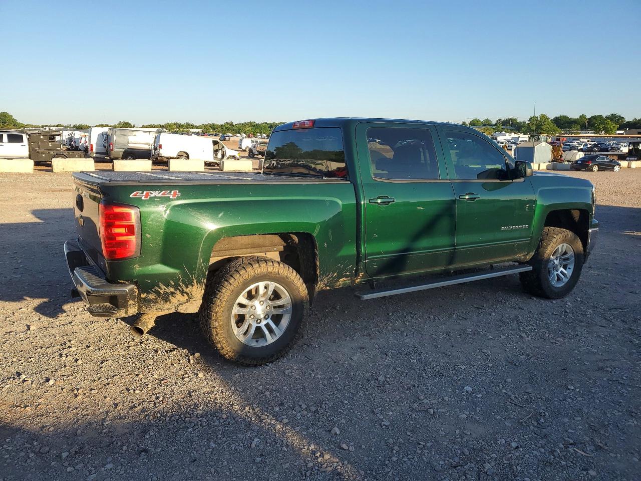 2015 Chevrolet Silverado K1500 Lt Green vin: 3GCUKREC5FG255069