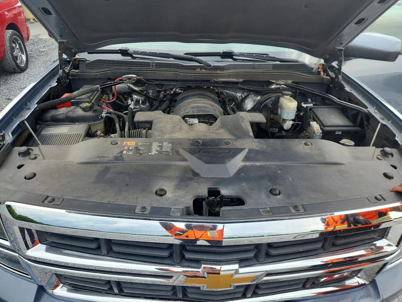 2015 Chevrolet Silverado K1500 Lt Gray vin: 3GCUKREC5FG396904