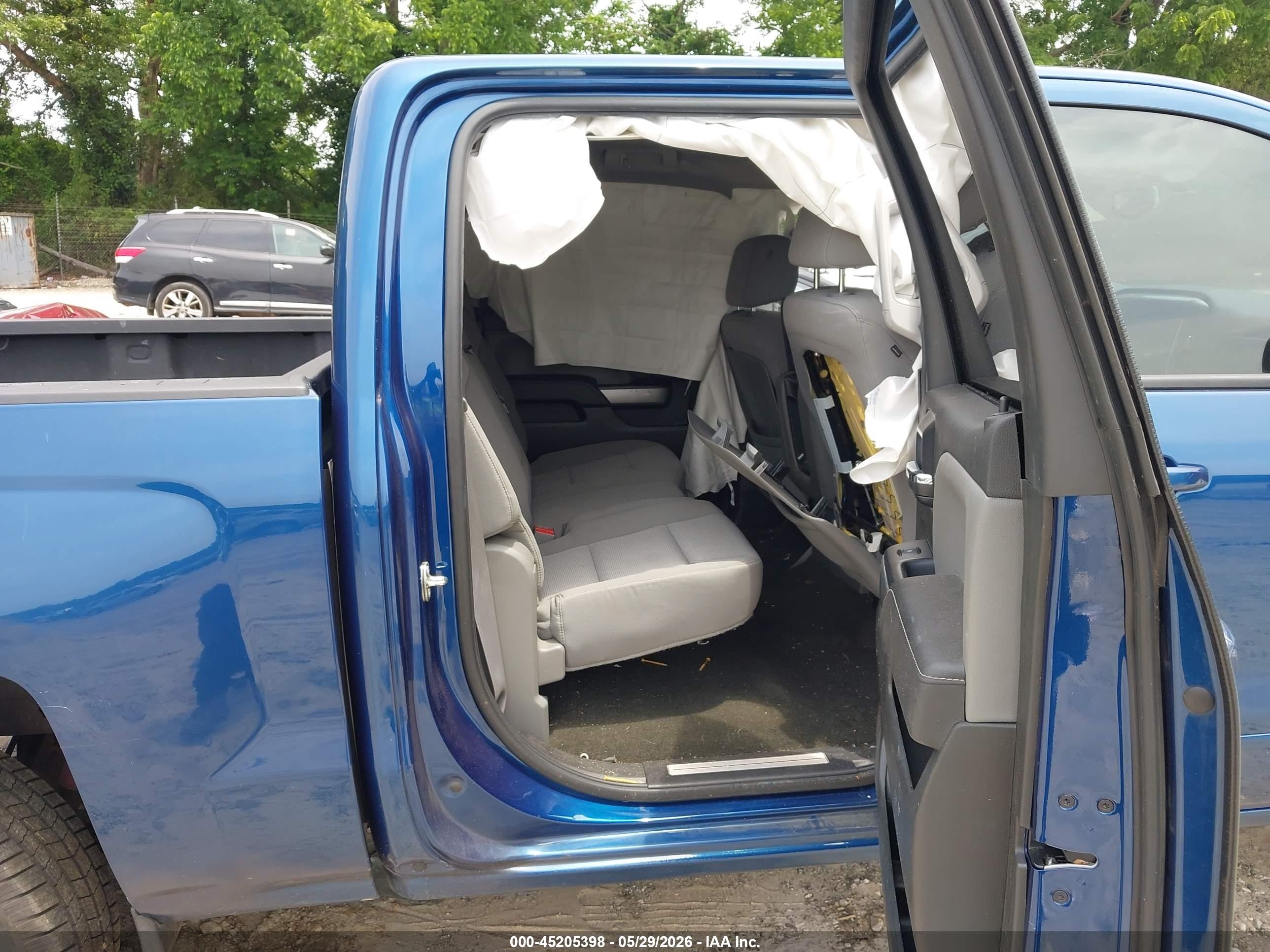 2015 Chevrolet Silverado 1500 2lt Blue vin: 3GCUKREC5FG408002
