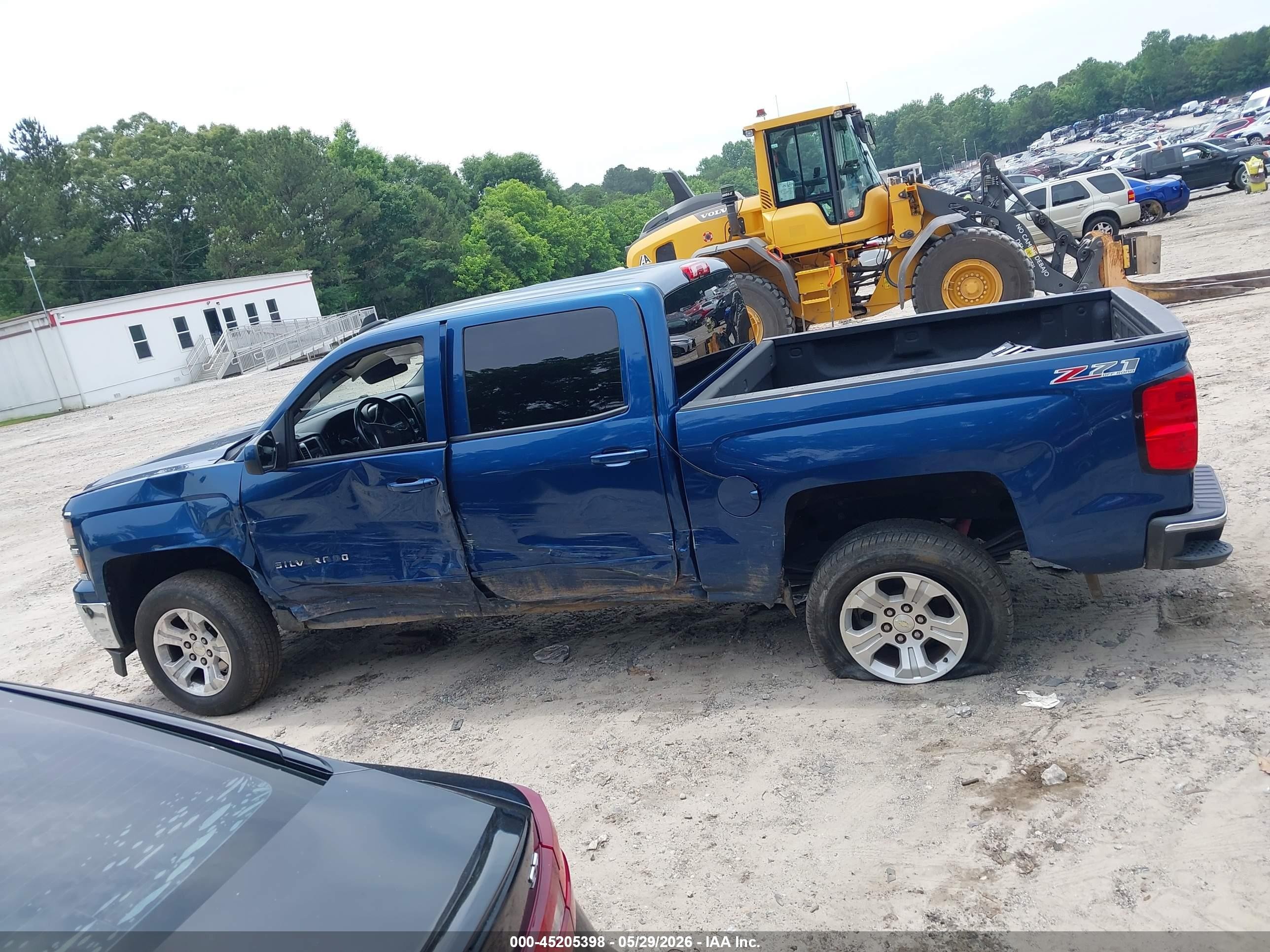 2015 Chevrolet Silverado 1500 2lt Blue vin: 3GCUKREC5FG408002