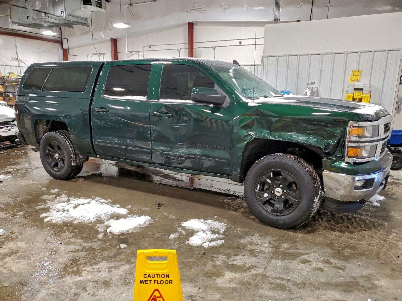 2015 Chevrolet Silverado K1500 Lt Green vin: 3GCUKREC5FG508536