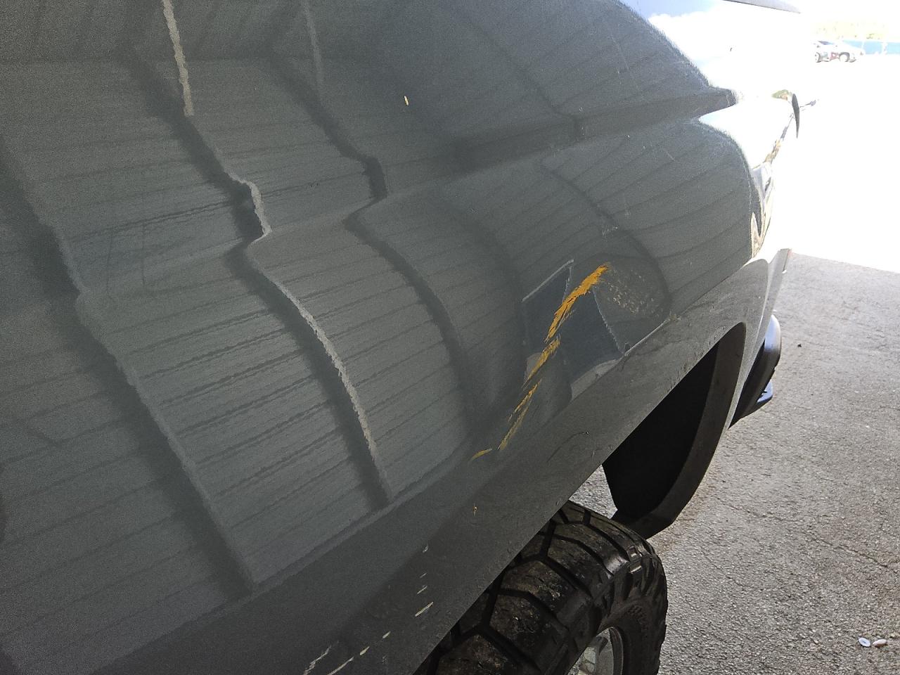 2015 Chevrolet Silverado K1500 Lt Blue vin: 3GCUKREC5FG522100 Damage: Left Bed Side, Dent(S) W/ Paint Dmg, 11 To 12 Inches