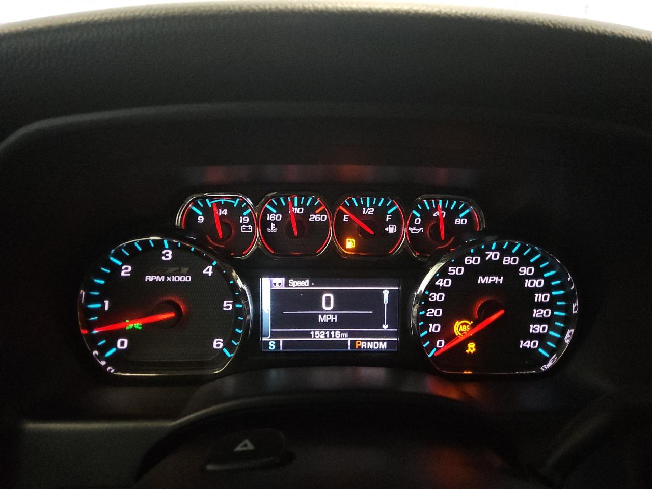 2015 Chevrolet Silverado K1500 Lt Blue vin: 3GCUKREC5FG522100 Damage: Warning Light - Abs, On, Unacceptable