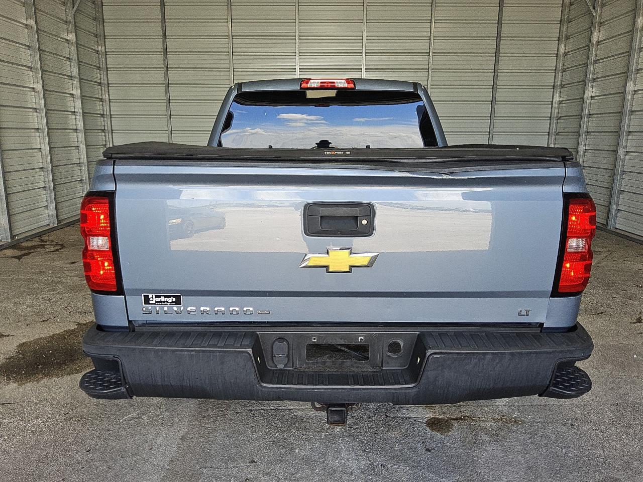 2015 Chevrolet Silverado K1500 Lt Blue vin: 3GCUKREC5FG522100 Damage: Tonneau Cover, Aftermarket, Acceptable
