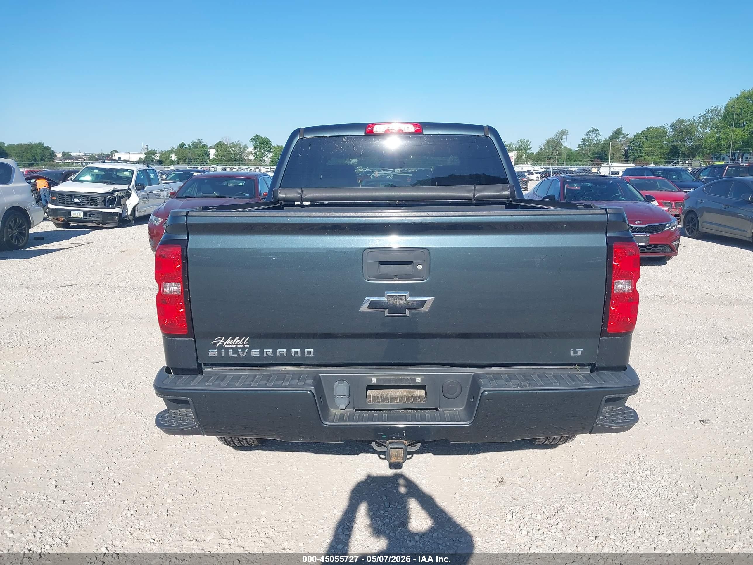 2018 Chevrolet Silverado 1500 2lt Синий vin: 3GCUKREC5JG196940